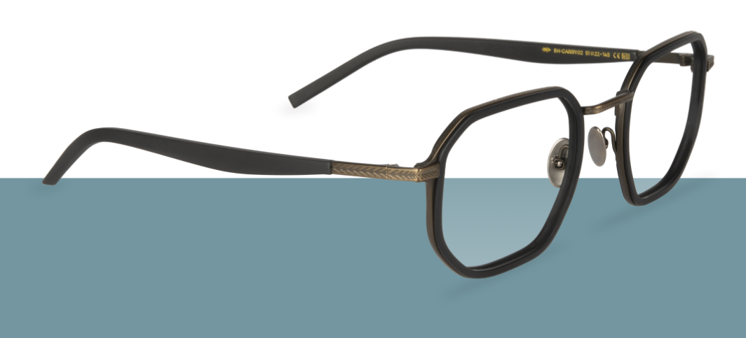 Lunette de vue Exalto en métal noir