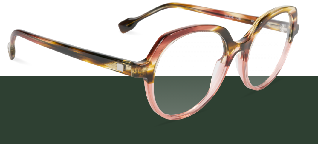 Lunettes de vue éco-responsables Bref rondes faces plastique écaille 